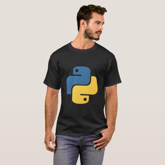 Python-Logo T-Shirt (Vorne ganz)