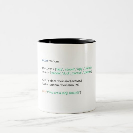 Python lustige Coffee Tasse für Entwickler (Mittel)