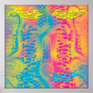 PYTHON - modern decorative fractal - Poster