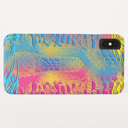PYTHON - Modernes dekoratives Fraktal - Case-Mate iPhone Hülle (Rückseite (Horizontal))