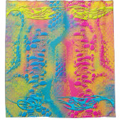 PYTHON - Modernes dekoratives Fraktal - Duschvorhang (Vorderseite)