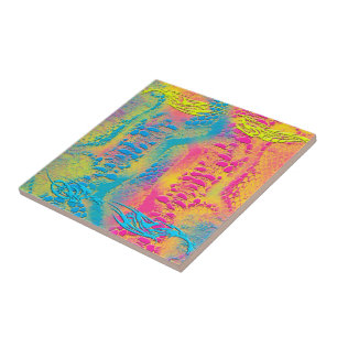 PYTHON - Modernes dekoratives Fraktal - Fliese