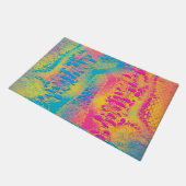 PYTHON - Modernes dekoratives Fraktal - Fußmatte (Schrägansicht)