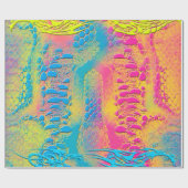 PYTHON - Modernes dekoratives Fraktal - Geschenkpapier (Flach)