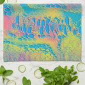 PYTHON - Modernes dekoratives Fraktal - Geschirrtuch (Gefaltet)