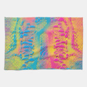 PYTHON - Modernes dekoratives Fraktal - Geschirrtuch (Horizontal)