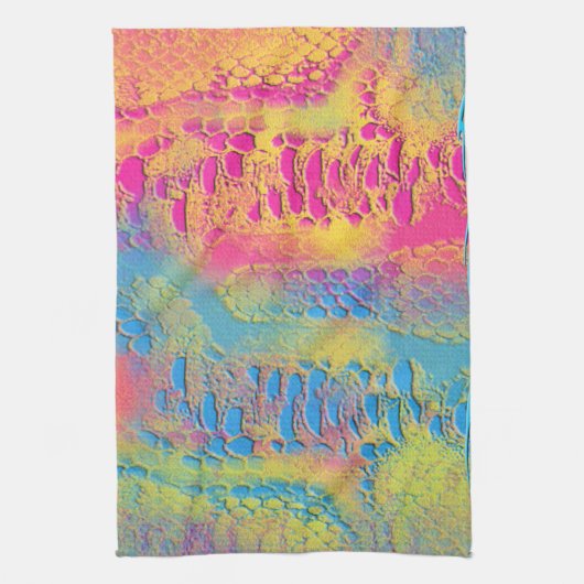 PYTHON - Modernes dekoratives Fraktal - Geschirrtuch (Vertikal)