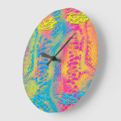 PYTHON - Modernes dekoratives Fraktal - Große Wanduhr (Winkel)