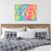 PYTHON - Modernes dekoratives Fraktal - Leinwanddruck (Insitu (Schlafzimmer))