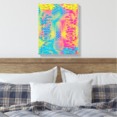 PYTHON - Modernes dekoratives Fraktal - Leinwanddruck (Insitu (Schlafzimmer))