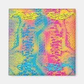 PYTHON - Modernes dekoratives Fraktal - Magnet (Vorne)