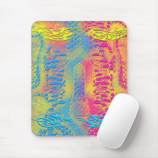 PYTHON - Modernes dekoratives Fraktal - Mousepad (Mit Mouse)