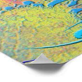 PYTHON - Modernes dekoratives Fraktal - Poster (Ecke)