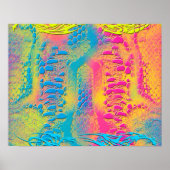 PYTHON - Modernes dekoratives Fraktal - Poster (Vorne)