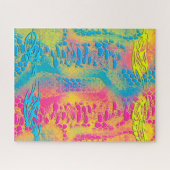 PYTHON - Modernes dekoratives Fraktal - Puzzle (Horizontal)