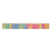 PYTHON - Modernes dekoratives Fraktal - Satinband (Vorderseite)