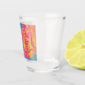 PYTHON - Modernes dekoratives Fraktal - Schnapsglas (Rechts)