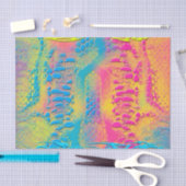 PYTHON - Modernes dekoratives Fraktal - Seidenpapier (Handwerk)