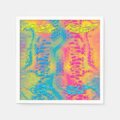 PYTHON - Modernes dekoratives Fraktal - Serviette (Vorderseite)