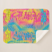 PYTHON - Modernes dekoratives Fraktal - Sherpadecke (Vorderseite (Horizontal))