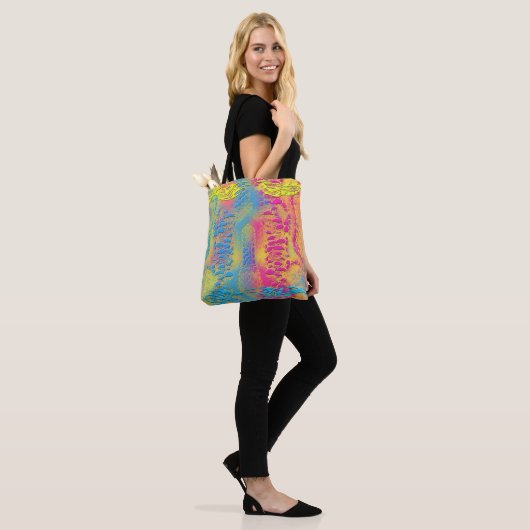 PYTHON - Modernes dekoratives Fraktal - Tasche (Am Model)