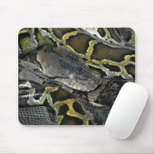 Python molurus bivittatus mousepad (Mit Mouse)