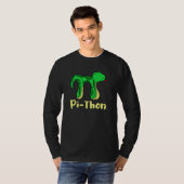 Python Pithon Pi Symbol Fun Math Teacher Pi Day sn T-Shirt (Vorne ganz)