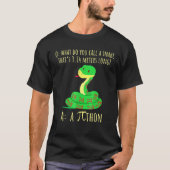 Python Pithon Pi Symbol Funny Mathematiker Pi Day T-Shirt (Vorderseite)