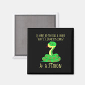 Python Pithon Pi Symbol Lustiger Mathe-Lehrer Pi T Magnet (Vorderseite/Rückseite)