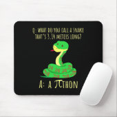 Python Pithon Pi-Symbol Lustiger Mathelehrer Pi-Ta Mousepad (Mit Mouse)