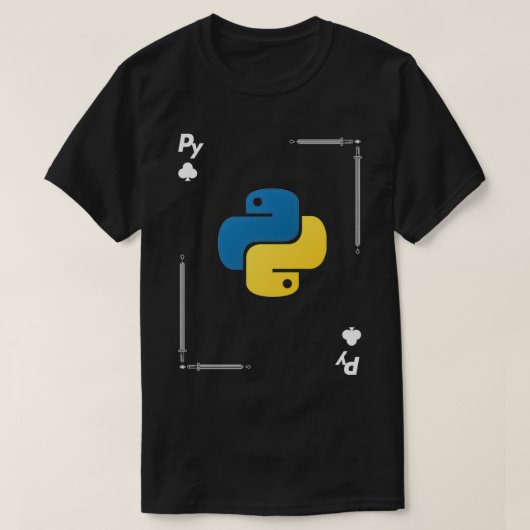 Python Poker T-Shirt (Design vorne)