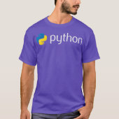 Python Programmierer Computerentwickler T-Shirt (Vorderseite)