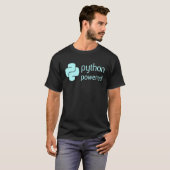 Python Programmierer Computerentwickler T-Shirt (Vorne ganz)