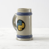 Python Programmierung Bierglas (Vorderseite Links)