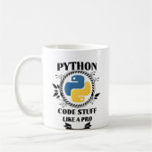 Python Programmierung Kaffeetasse (Links)