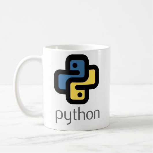 Python Programmierung Kaffeetasse (Links)