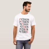 Python Programmierung T-Shirt (Vorne ganz)