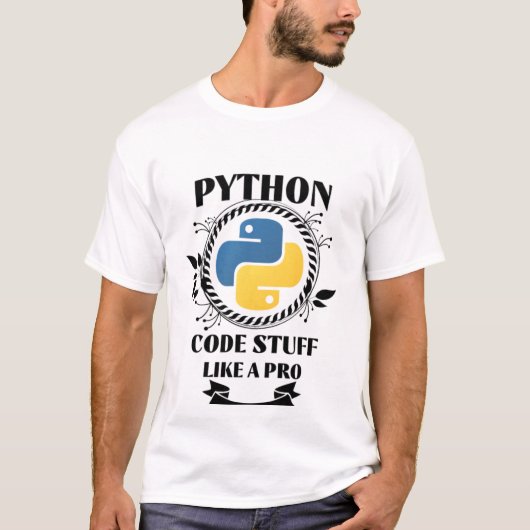 Python Programmierung T-Shirt (Vorderseite)