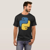 ☆ Python Programming Language Icon   T-Shirt (Vorne ganz)