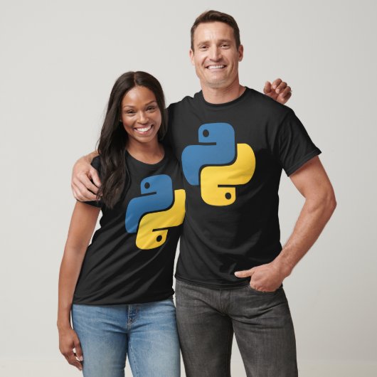 ☆ Python Programming Language Icon   T-Shirt (Unisex)