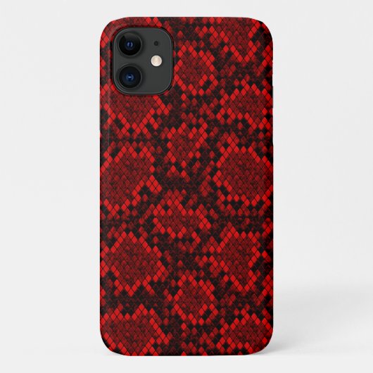 PYTHON RED HAUT Case-Mate iPhone HÜLLE (Rückseite)