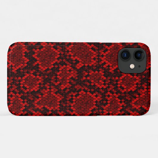 PYTHON RED HAUT Case-Mate iPhone HÜLLE (Rückseite (Horizontal))
