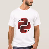 Python Schlange Design T-Shirt (Vorderseite)