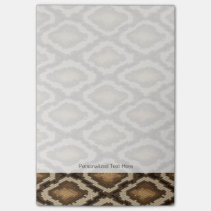 Python Schlange Hautmuster 2 Post-it Klebezettel