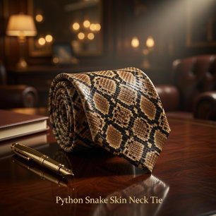 Python-Schlangenhaut  Krawatte