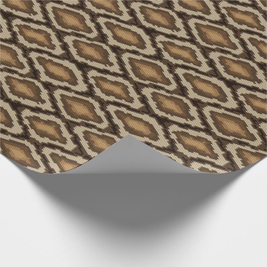 Python-Schlangenhautmuster 2 Geschenkpapier (Ecke)