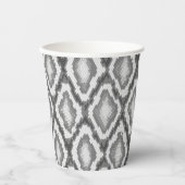 Python-Schlangenhautmuster Pappbecher (Vorderseite)