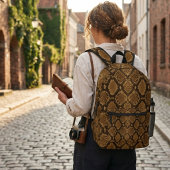 Python-Schlangenleder-Druck Bedruckter Rucksack