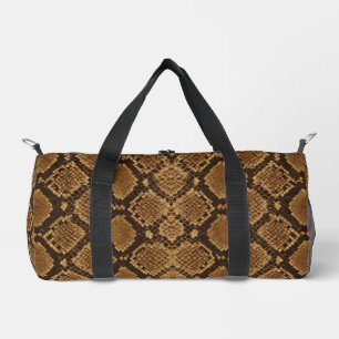 Python-Schlangenleder-Druck Duffle Bag