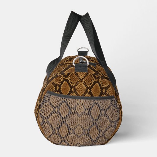 Python-Schlangenleder-Druck Duffle Bag (Rechts)